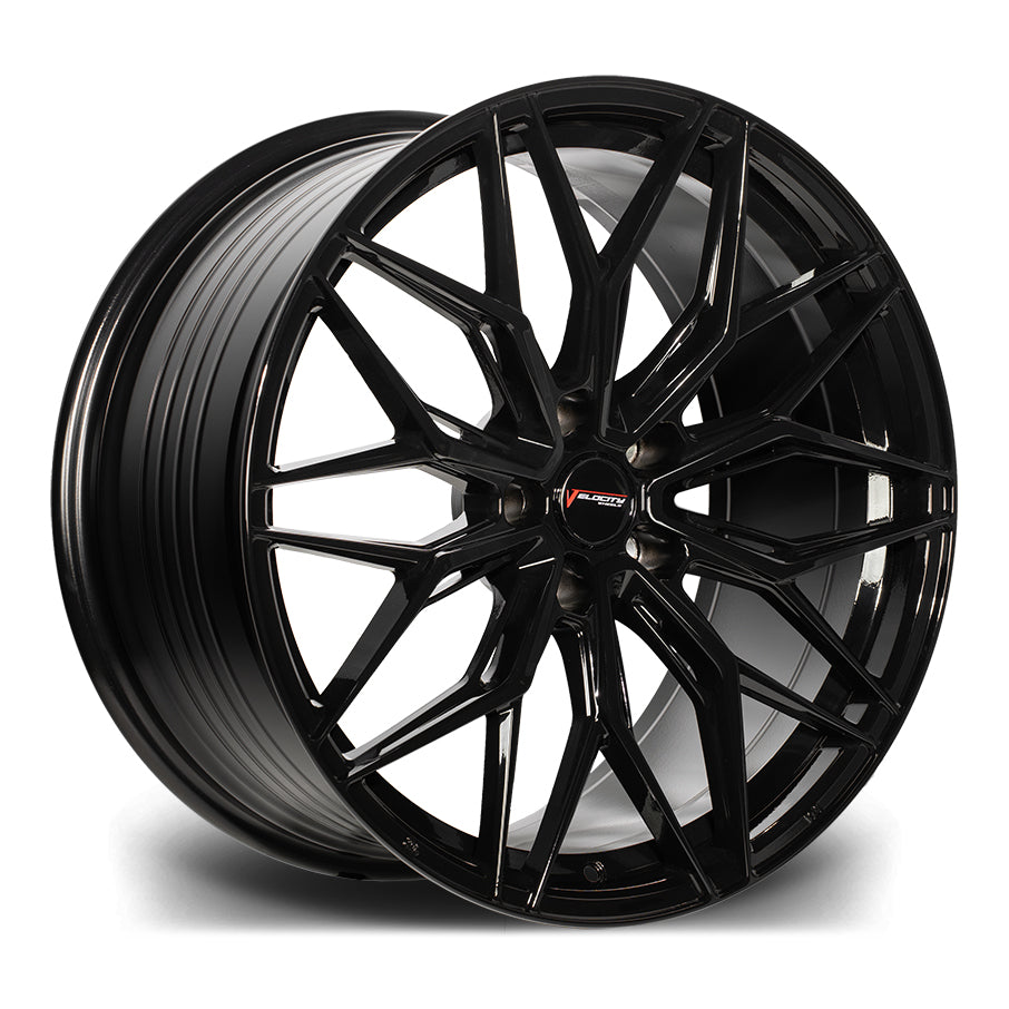 20-inch Velocity VF8 Gloss Black alloy wheels