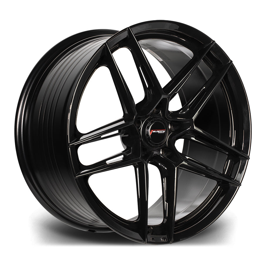 20-inch Velocity VF9 Gloss Black alloy wheels