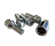 M12x1.25 - Locking Wheel Bolts - Silver