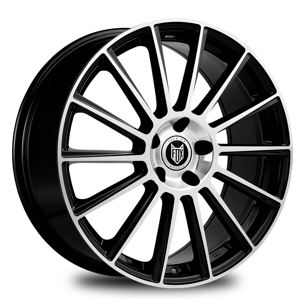 18-inch Fox MBM Black Polished alloy wheel