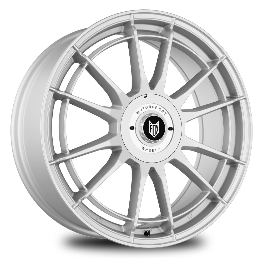 17" Fox VR4 Satin Silver alloy wheel