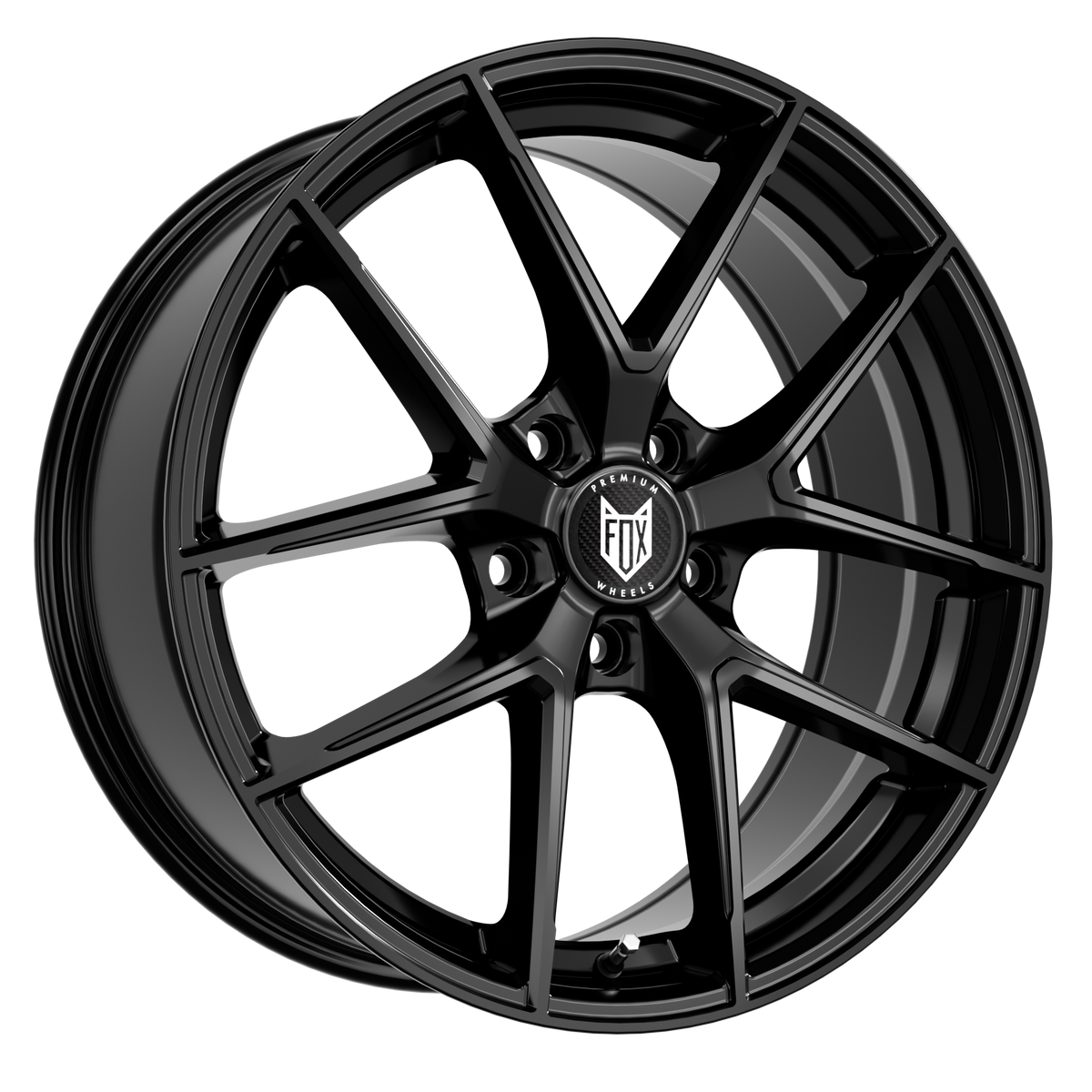 19-inch Fox FX5 Gloss Black alloy wheel