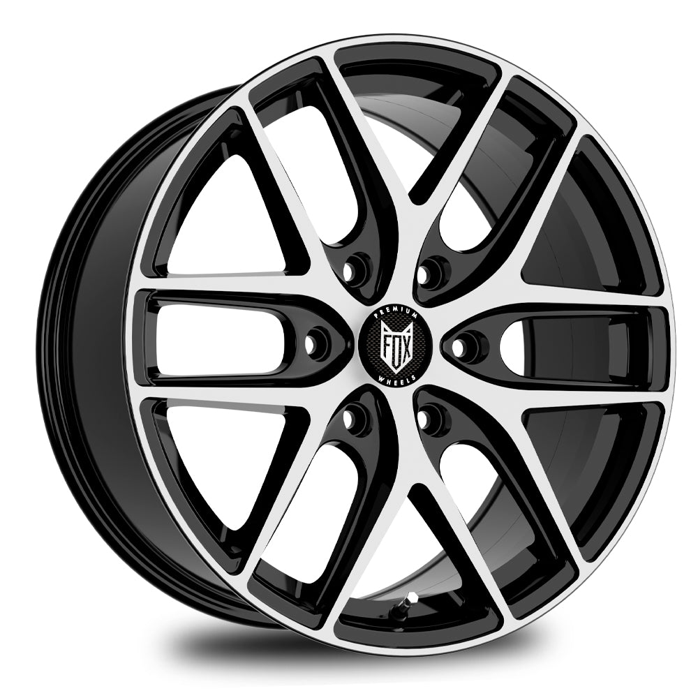 18-inch Fox WX3 Black Polished alloy wheel