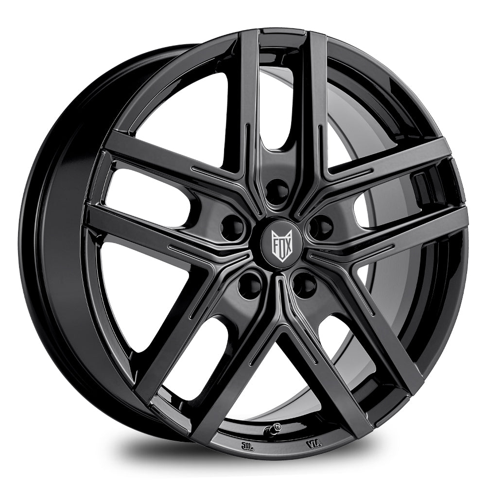 18-inch Fox WX5 Gloss Black alloy wheel