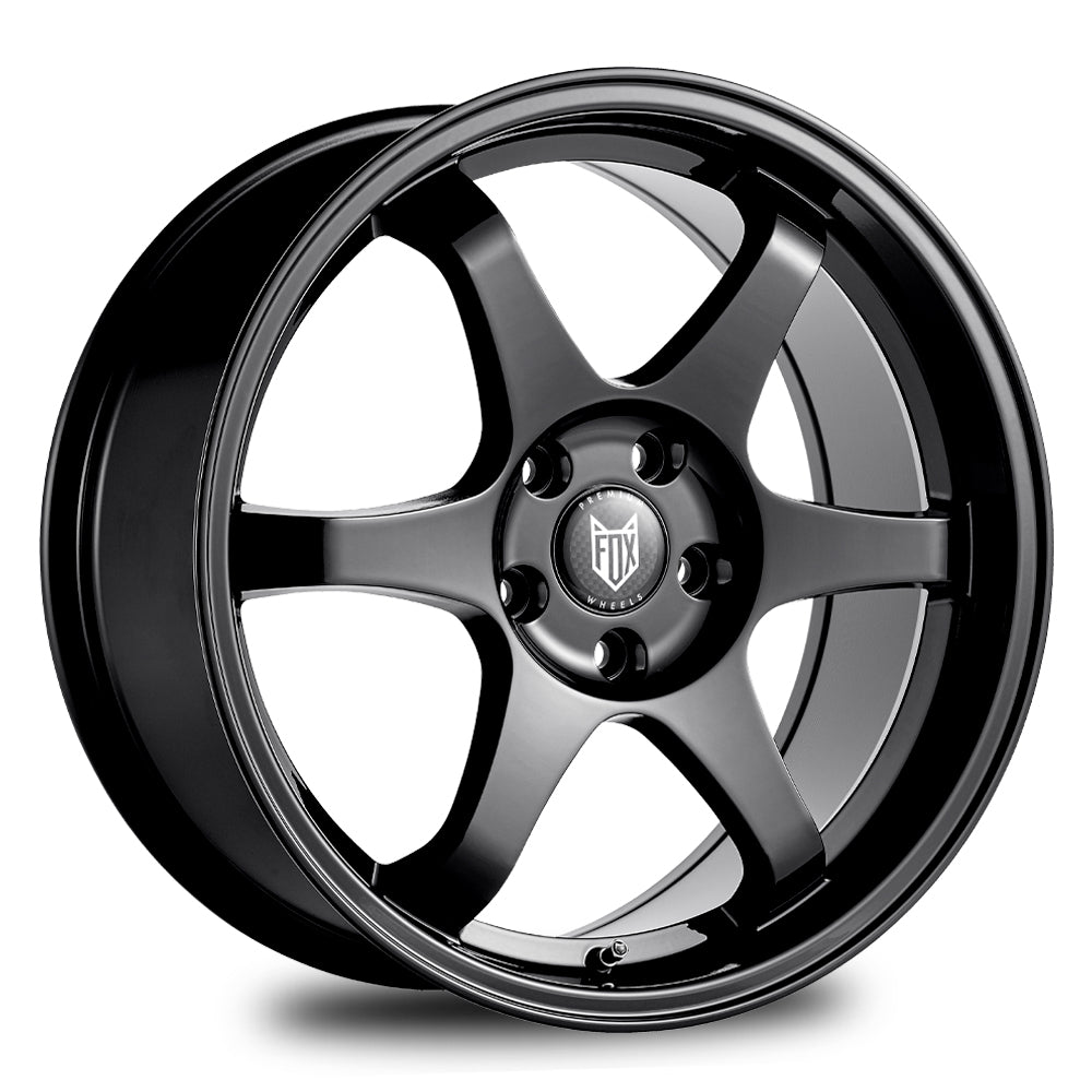 17" Fox PF5 Gloss Black alloy wheel