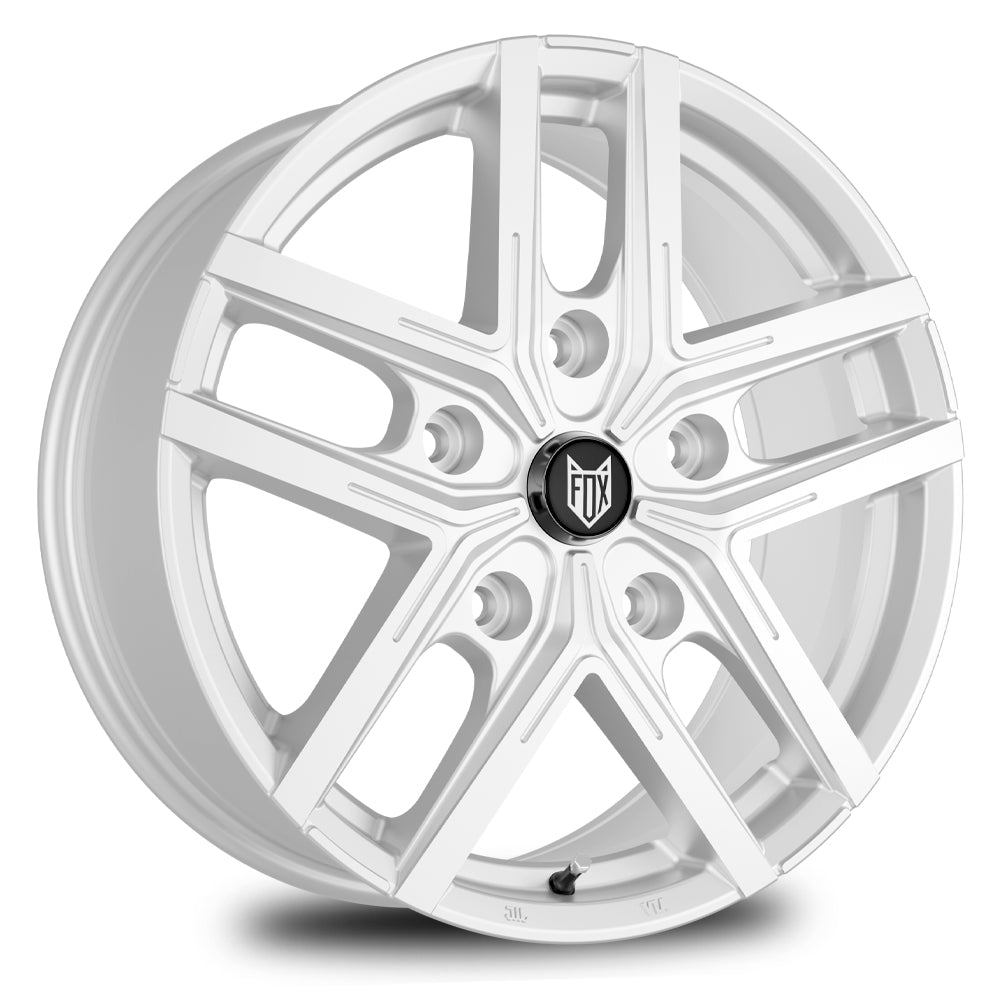 16-inch Fox WX5 Satin Silver alloy wheel