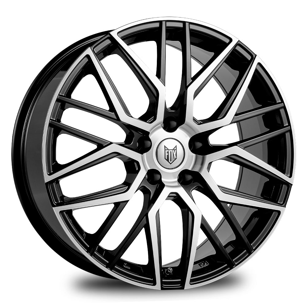 20-inch Fox BMA Black Polished alloy wheel