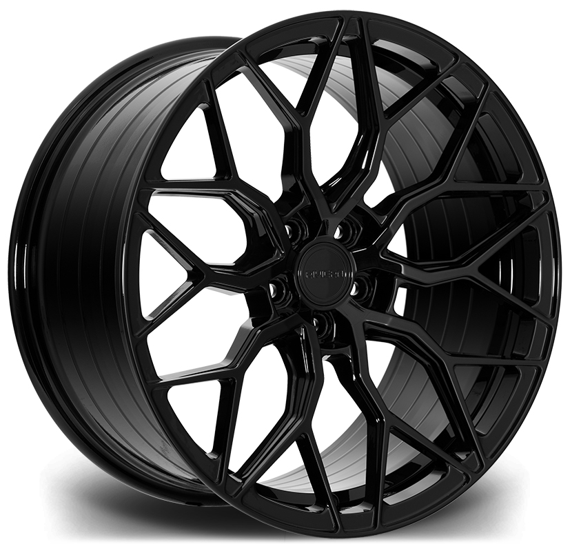 19-inch Riviera RF108 Gloss Black alloy wheels