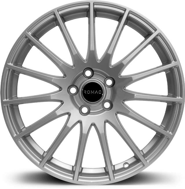 17-inch Romac Pulse Silver alloy wheel