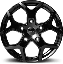 16-inch Romac Cobra Gloss Black alloy wheel