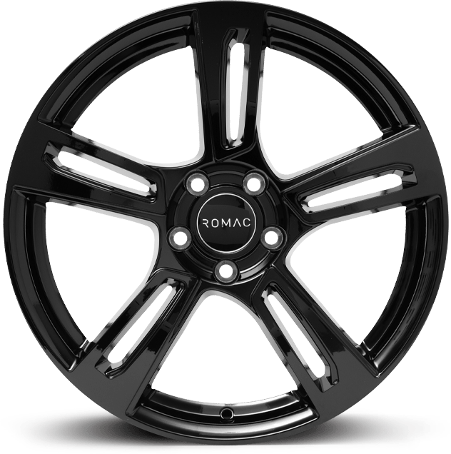 17-inch Romac Edge Gloss Black alloy wheel