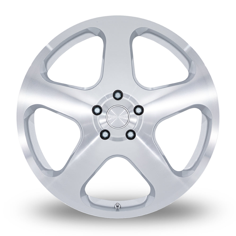 20" Rotiform NUE - Silver Machined Face (Staggered)