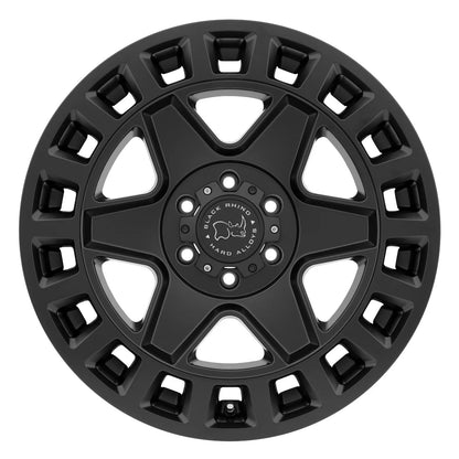 17" Black Rhino York 'Swamper' Style - Black T5 | T6