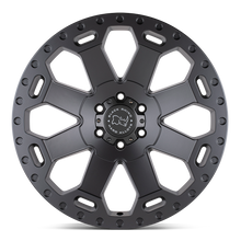 17" Black Rhino Warlord 'Swamper' Style - Black Machined T5 | T6