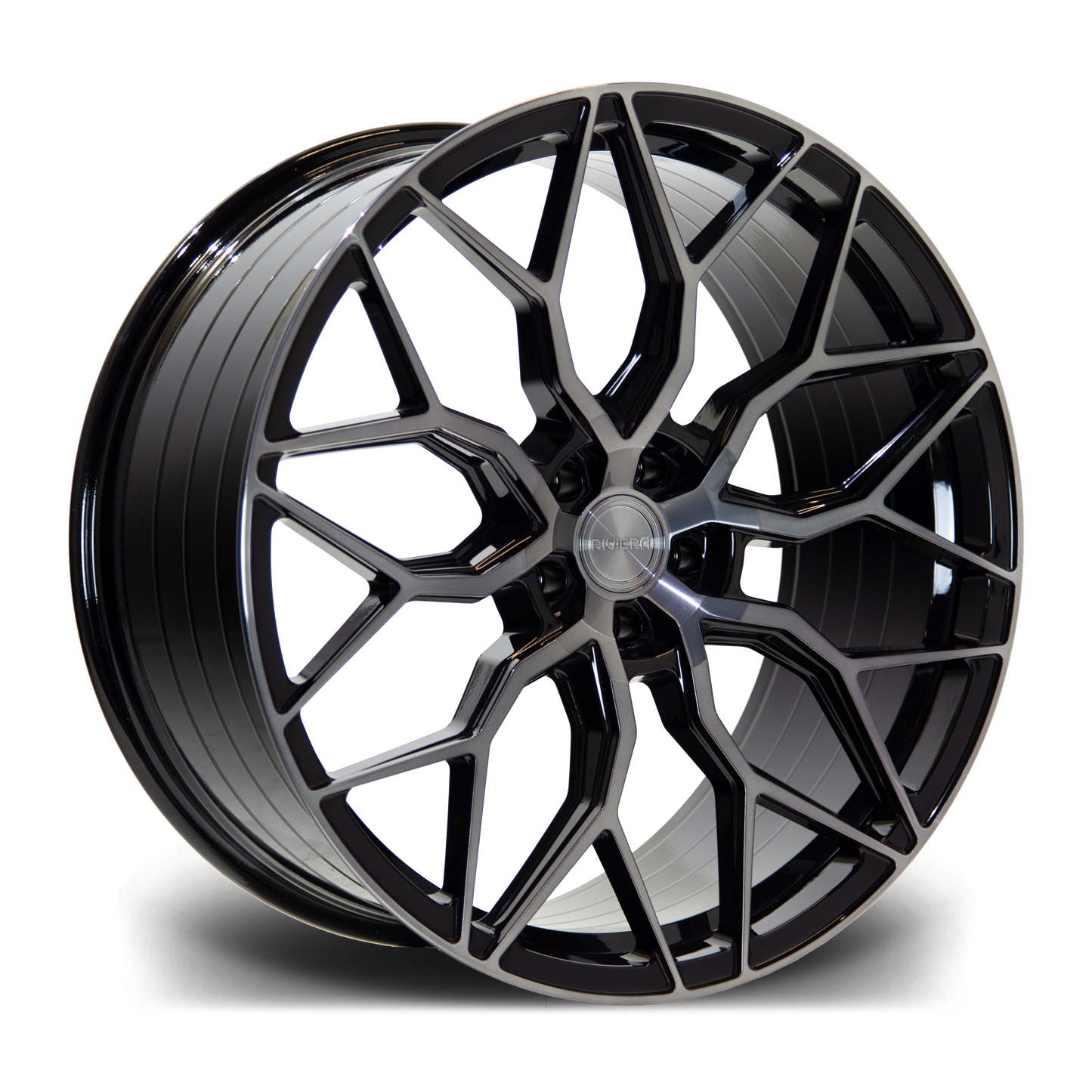 19" Riviera RF108 - Black Machined Dark Tint
