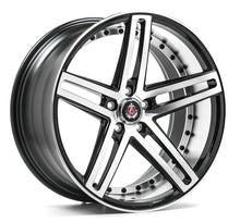 20" Axe EX20 - Black Machined Face (BMW.) *Staggered*