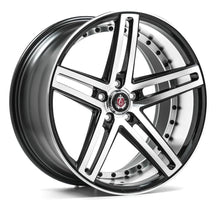 19" Axe EX20 - Black Machined Face (BMW) *Staggered*