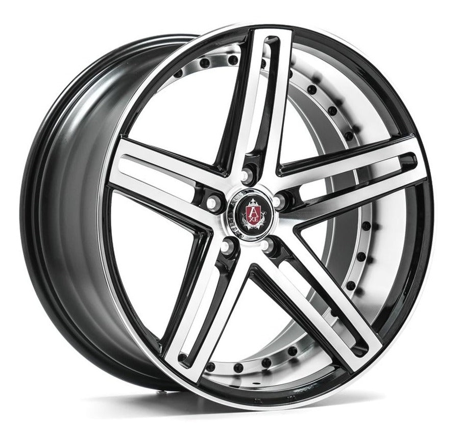 19" Axe EX20 - Black Machined Face (BMW)