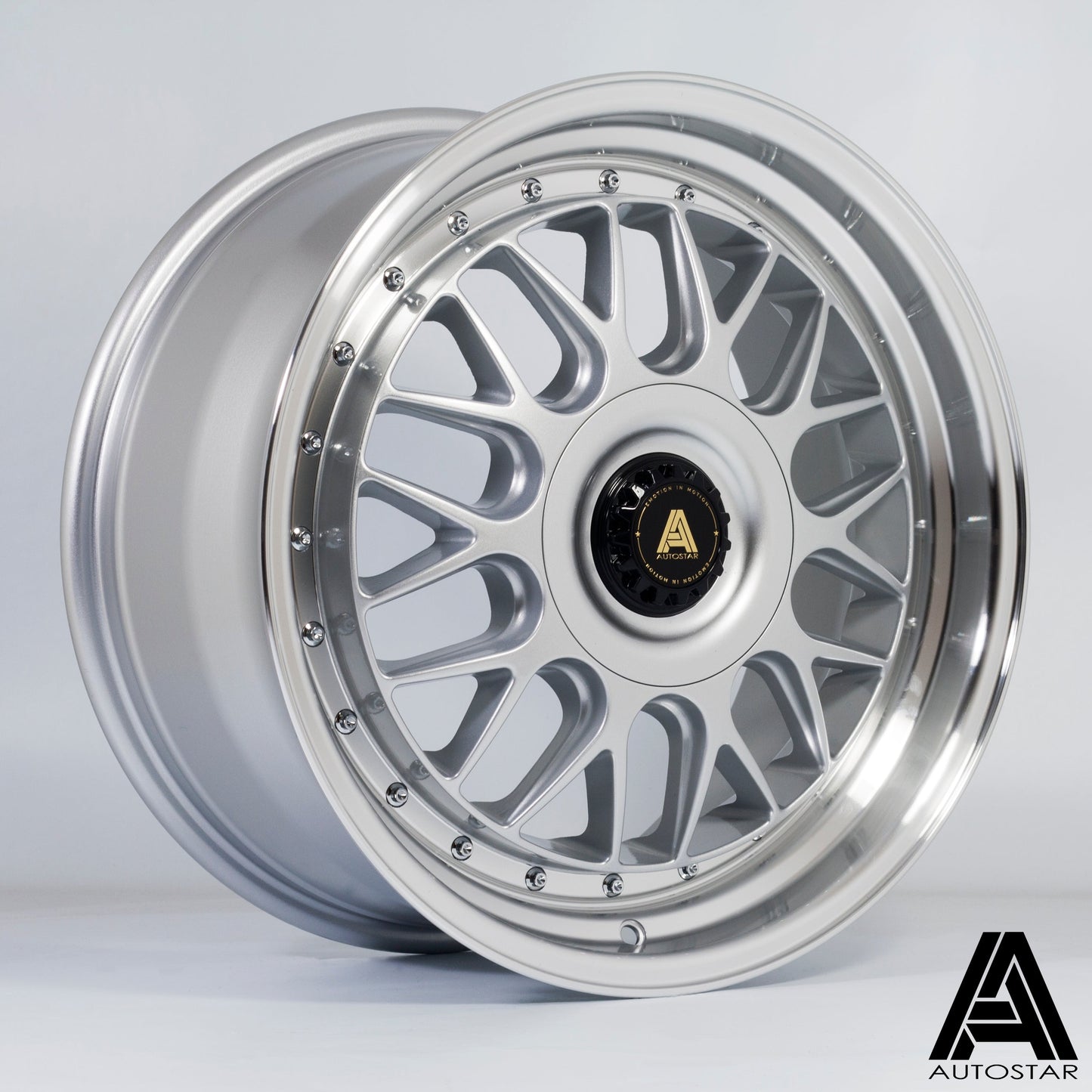 18" Autostar Monza - Silver Machined Lip (BMW)