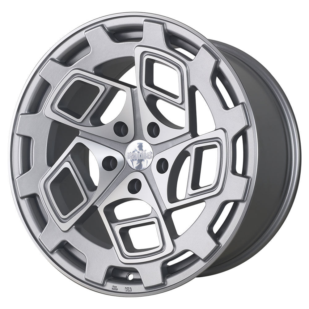 18" Radi8 R8CM9 - Silver Machined Face (SEAT)