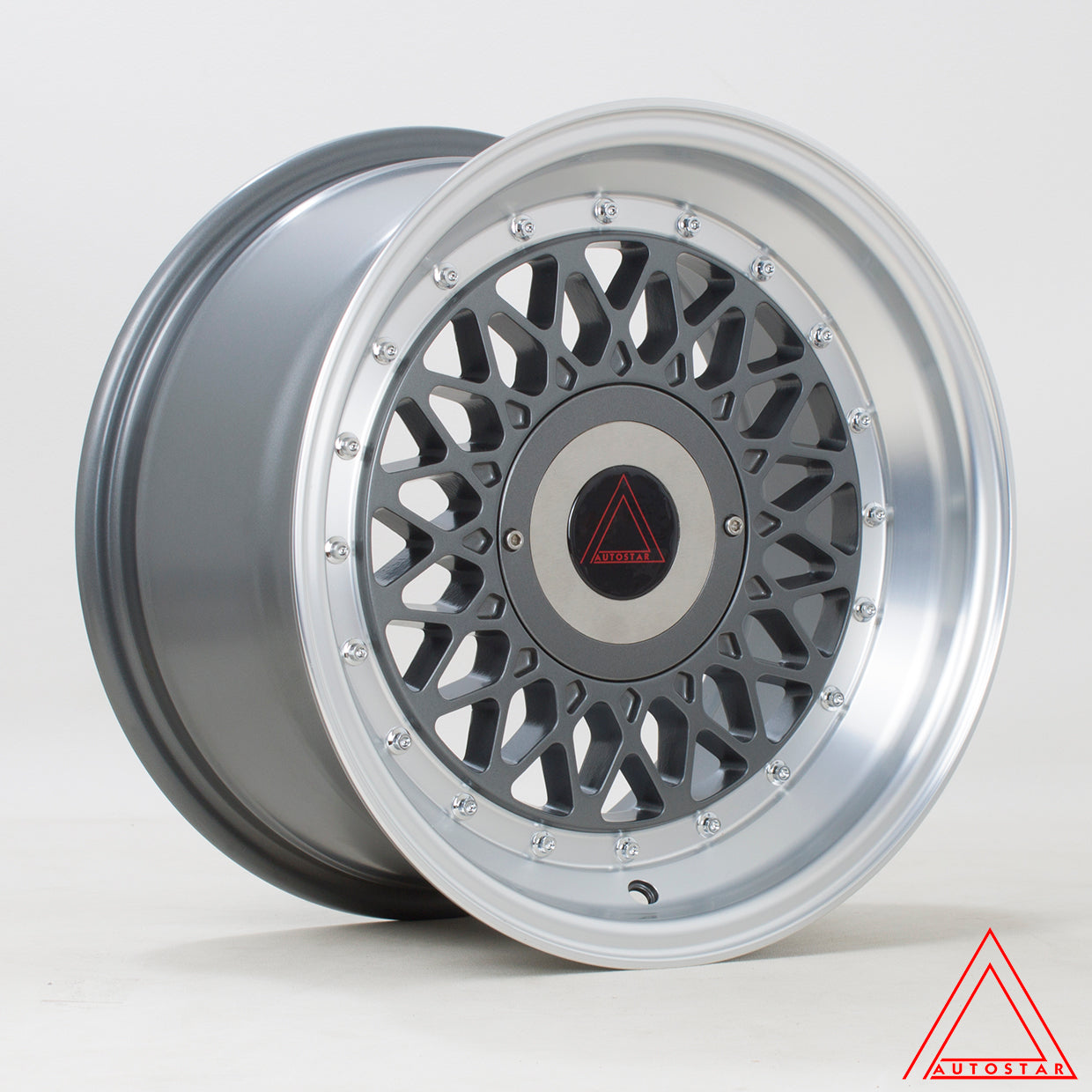 15" Autostar Silhouette - Gunmetal (Mazda 4 Stud)