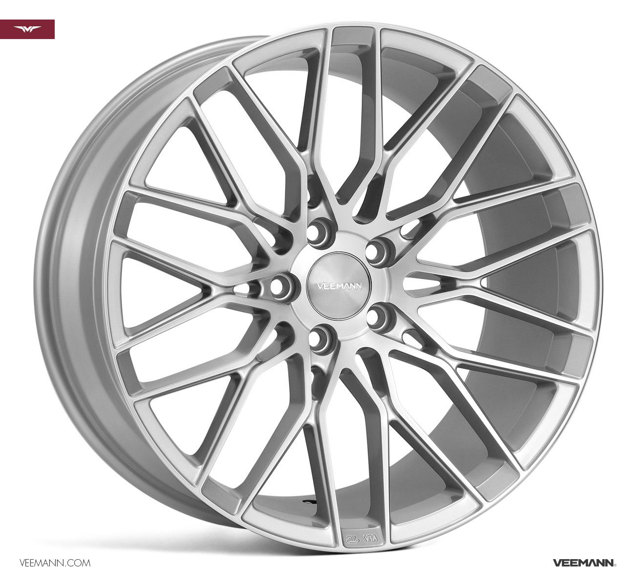 18" Veemann V-FS34 - Silver Machined Face (BMW) *Staggered*