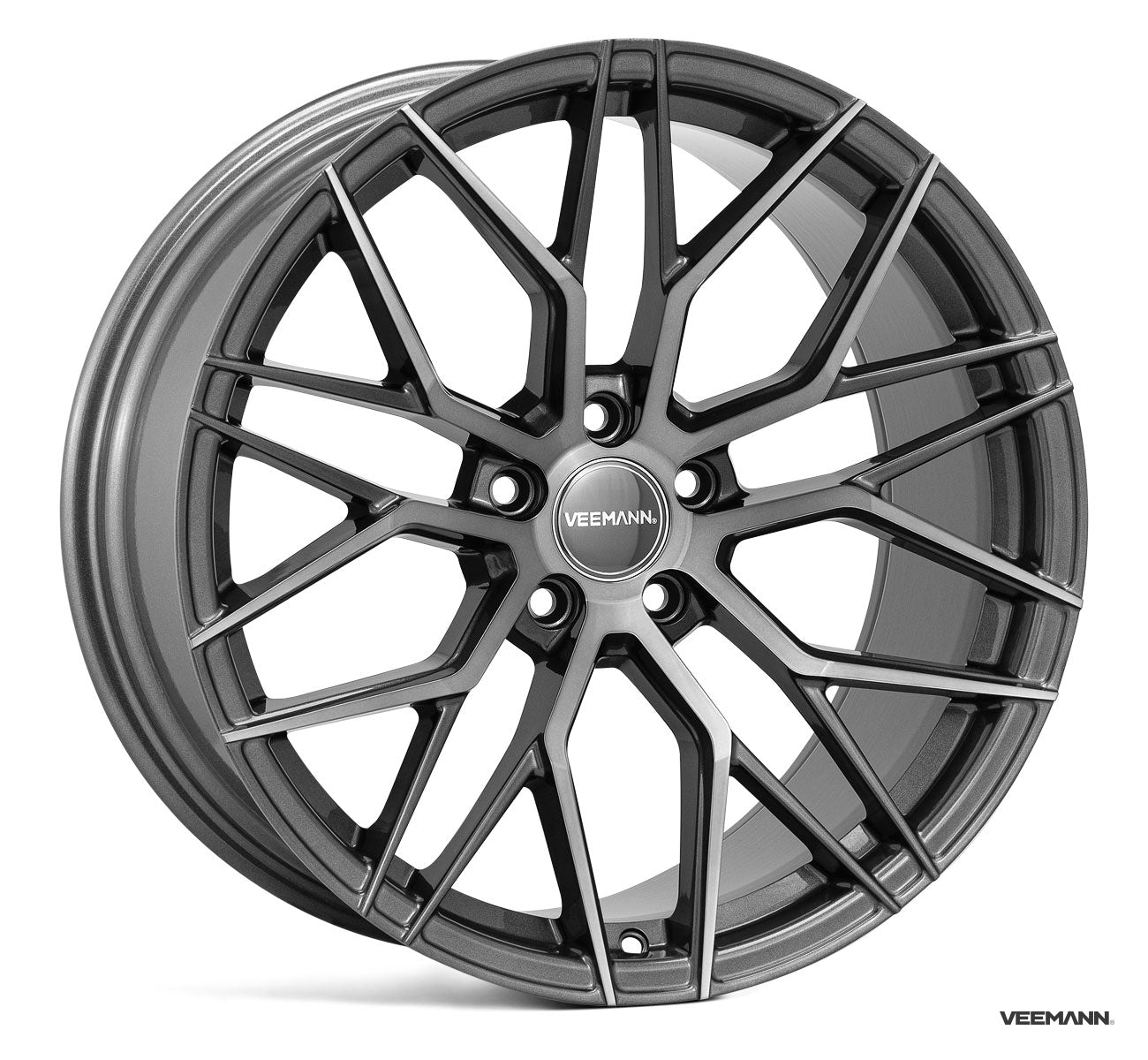 19" Veemann VC520 - Graphite Machined Face (BMW) *Staggered*